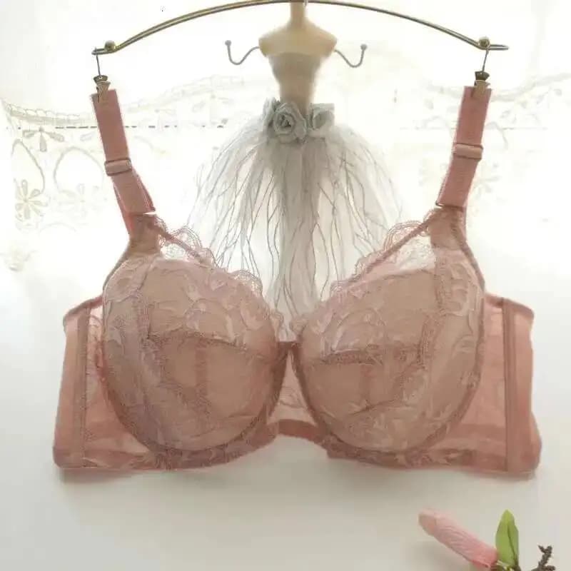 Reggiseno push up in bralette di pizzo Lingerie Plus Size Reggiseno sexy intimo BCDEFGH Bh Plus Reggiseni per donna Brasier Mujer