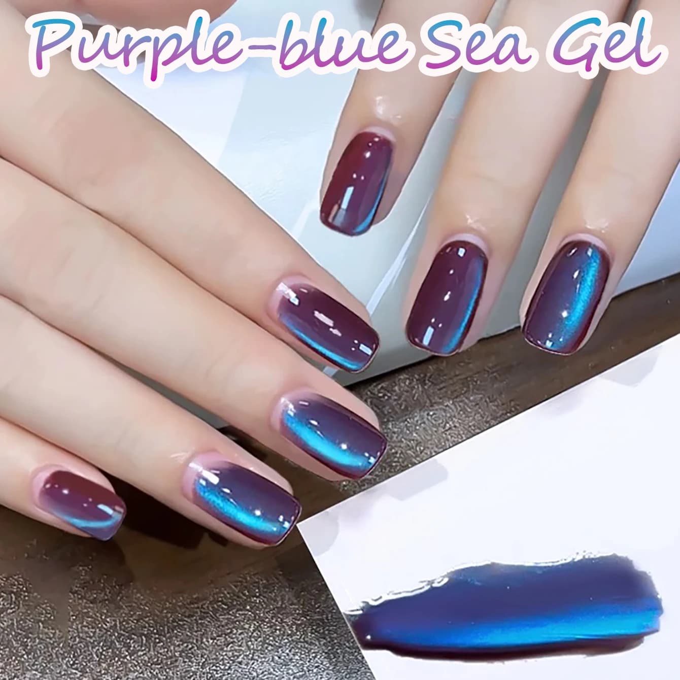WS 10ml Blu Viola Mare Gatto Eye Gel Magnetico 2025 Nuovo Ultra Shine Semi Permanente Soak Off Gel UV Autunno Nail Art Vernice