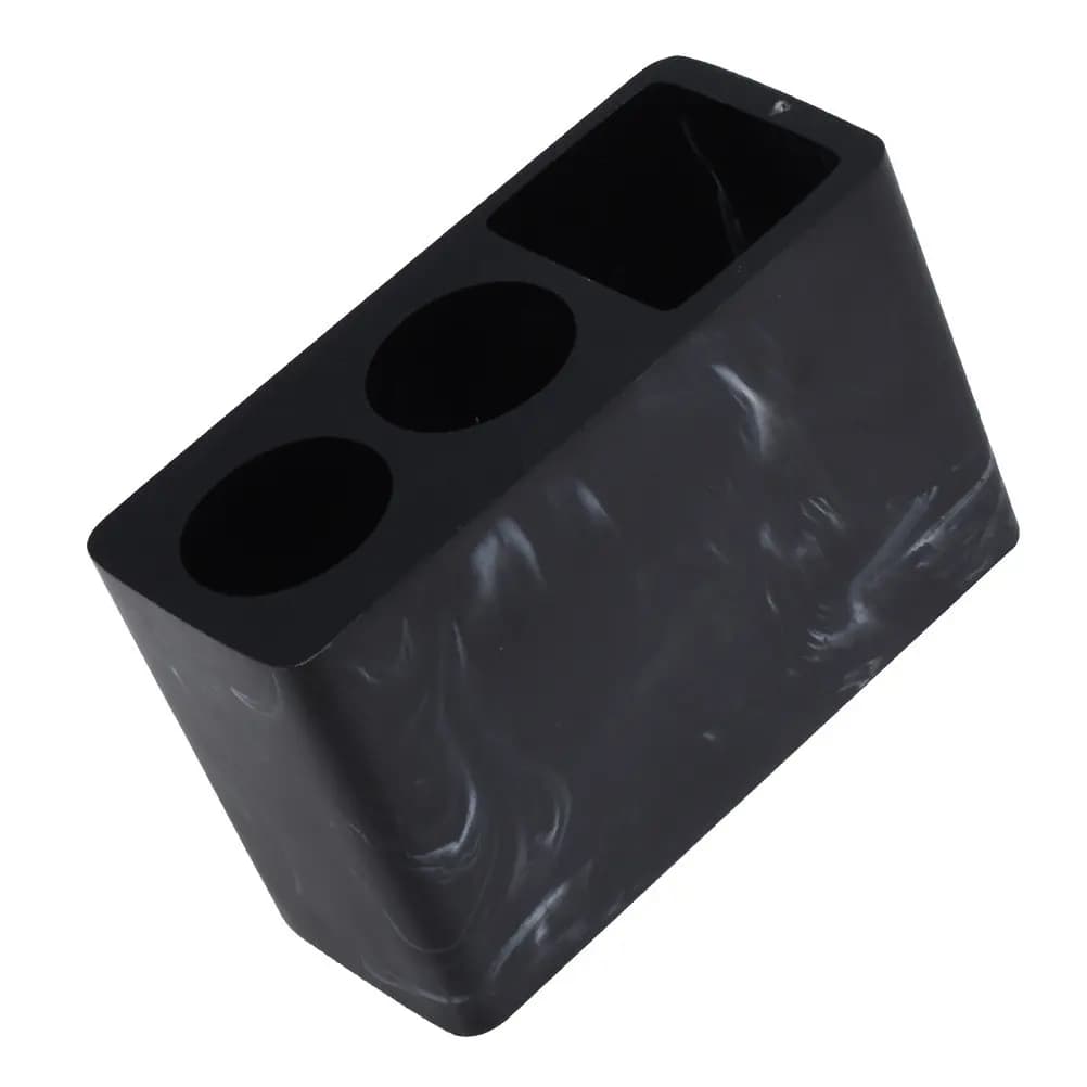 Elegant Resin Brush Holder, Anti-rust Design, Dentifricio Bath Organizer, Electric Brush and Personal Care Kit