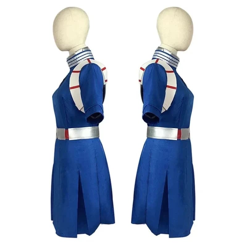 ADFF15 My Hero Academia Todoroki Shoto Cosplay Vestito da Ragazza Collana Parrucca Gonna Copricapo Uniforme Scolastica Halloween