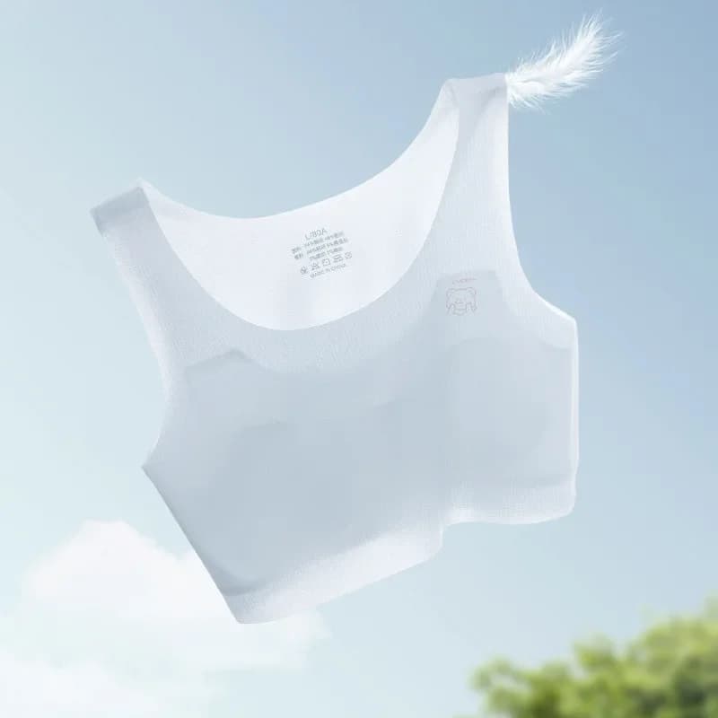 Ultra-thin Underwear For Girls in The Developmental Stage Student Young Girl Style Bras Suitable For Children's Underwear kids