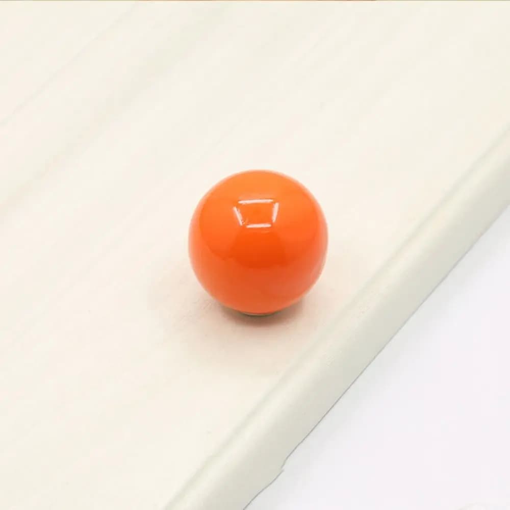 Colorful Ceramic Handles in Single Hole, Pastel Color Drawers knobs, Round Handles Style Bottle Cap for Doors and Drawers