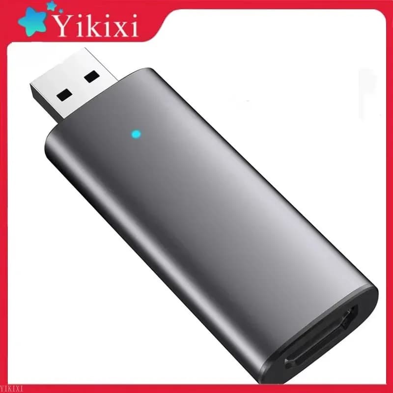 Scheda di acquisizione audio/video USB 1080P a 60FPS compatibile HDMI per TV, ingresso e uscita TV per trasmissioni in diretta e registrazione con DSLR e videocamere