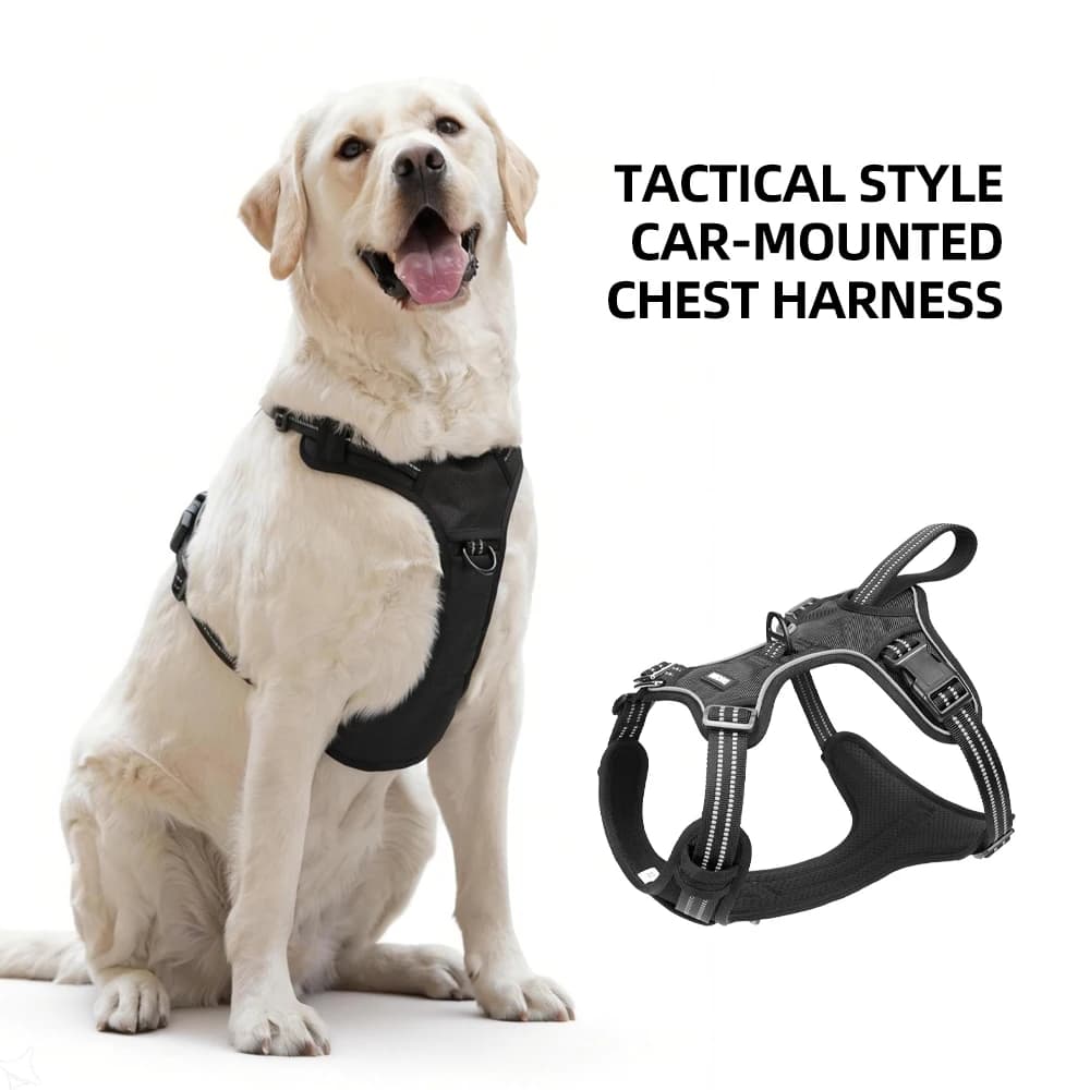 Imbracatura di sicurezza per cani di taglia media e grande – Design anti-fuga e anti-trazione ‌