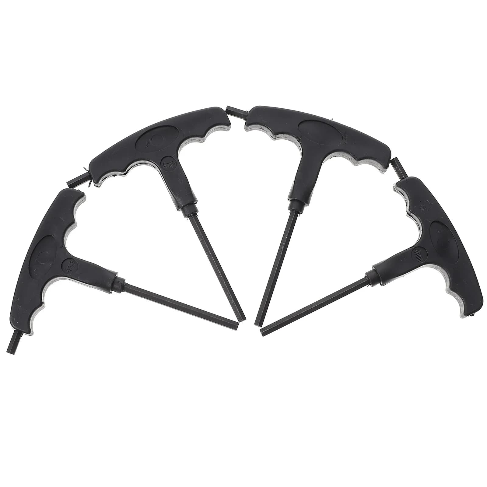 Set di 4 Chiavi a T per Pattini da Ghiaccio, Resistenti all'Usura, per Smontaggio Ruote e Riparazione Pattini