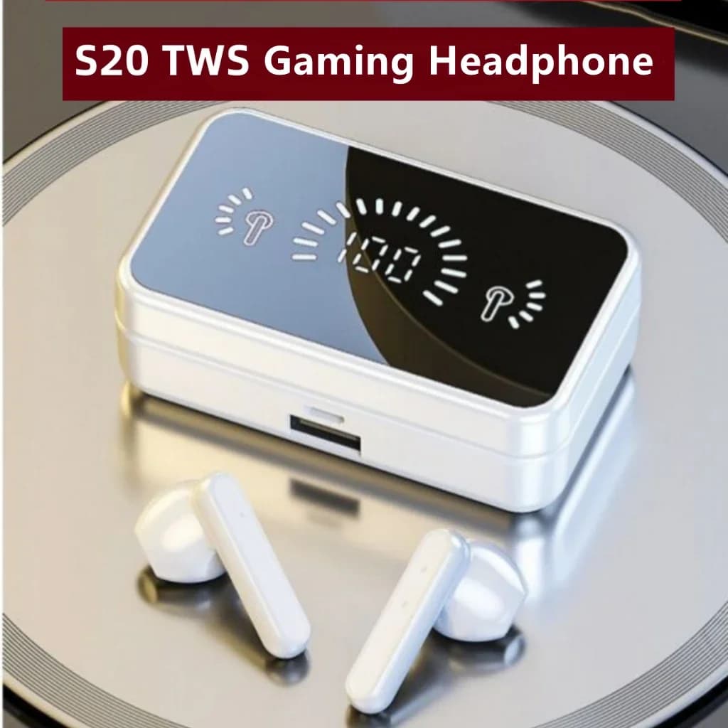 S20 Tws Wireless headset compatible with Bluetooth Hi-Fi headphones for sports and games Waterproof headset Bluetooth free hands
