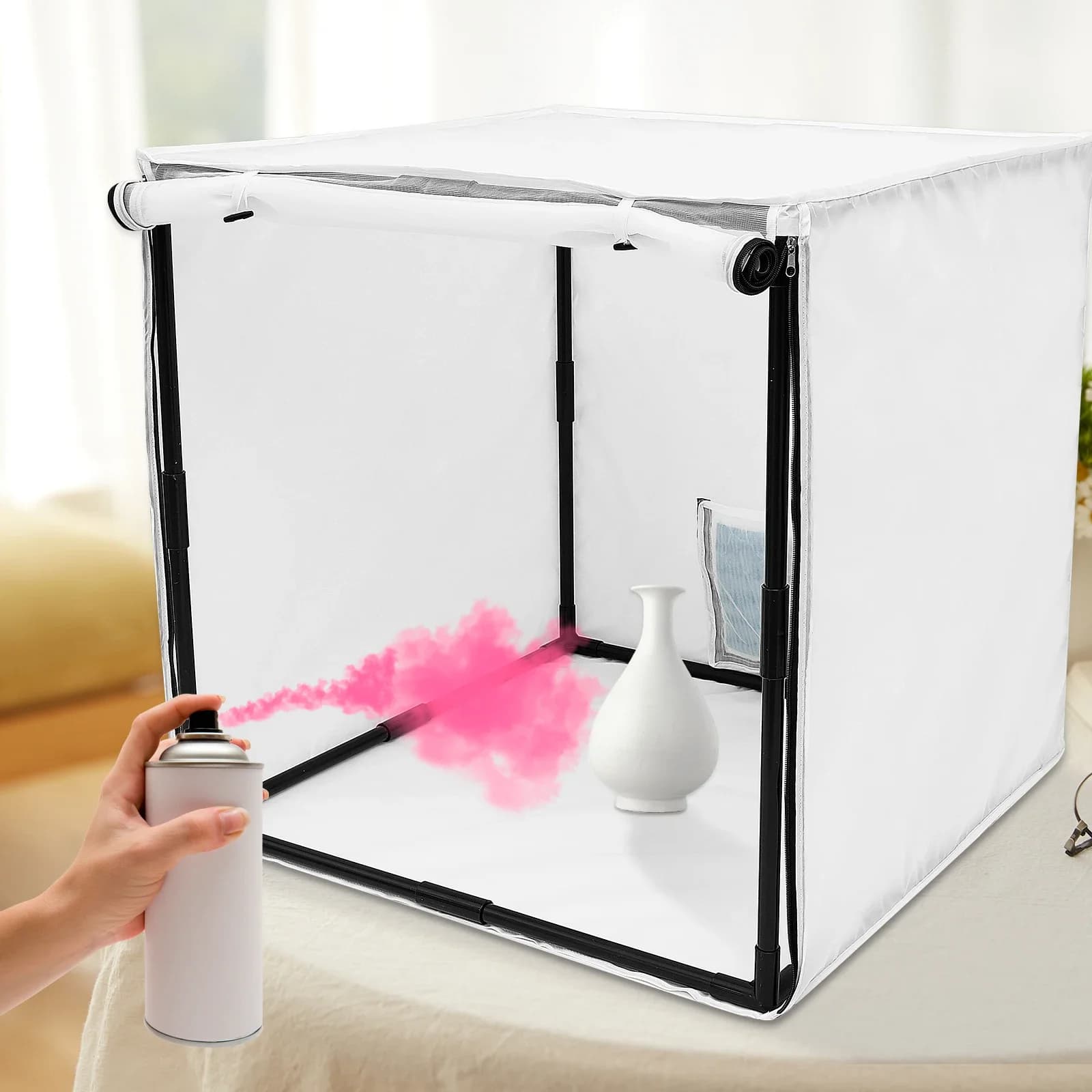 5/29,5 Spray Painting Cabin, Disassembled Painting Cabin, Spray Painting Tools for Remote Control Toys and Cars