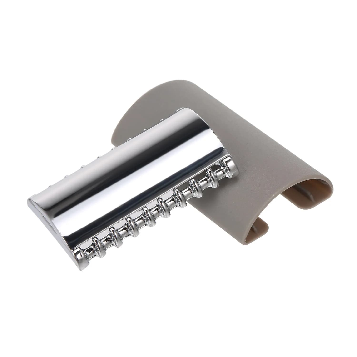 Men's Satin Head Safety Satin Head Beard Shaving Tool Double Edge Safety Satin Head Stainless Steel Open Comb Head For Barber Man's House
