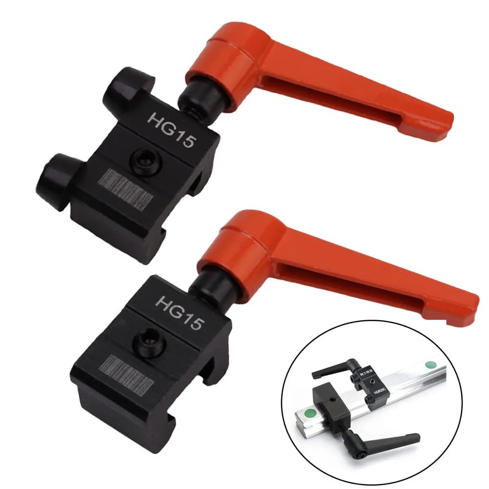 Binario di guida lineare Blocco limite Hgh Egh15/20/25 Corsa Blocco fisso Limitatore Buffer Blocco laterale Stampante 3D CNC anticollisione