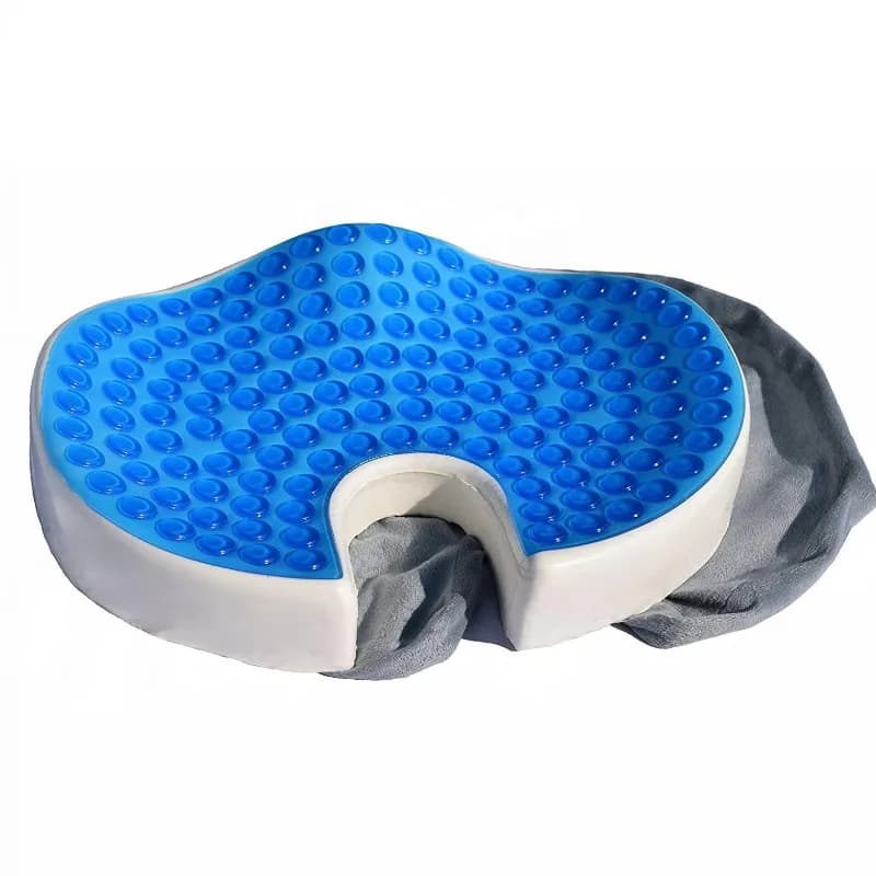 Summer Office Chair Orthopedic Memory Foam Cooling Gel Car Cushion Long Sitting Meditation Cushion Pillow