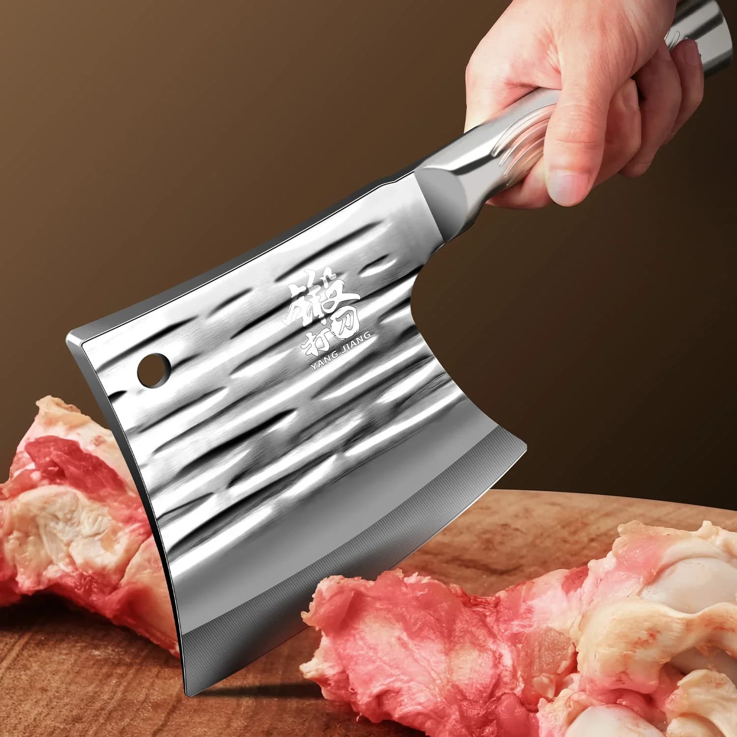Tagliaossa per uso domestico in acciaio inossidabile di alta qualità, coltello da cucina speciale per ascia, coltello da cucina affilato multifunzionale addensato