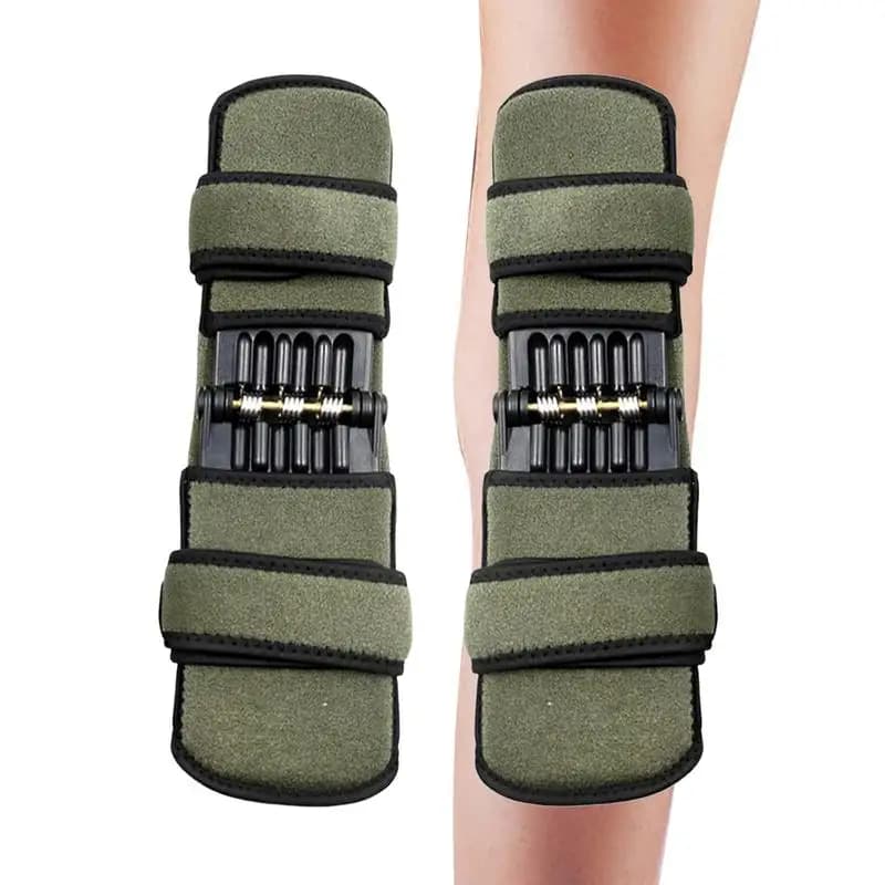 Ginocchiera da corsa Supporto per sollievo articolare Ginocchiera elastica regolabile per sport Escursionismo Allenamento Fitness Sollevamento pesi Palestra