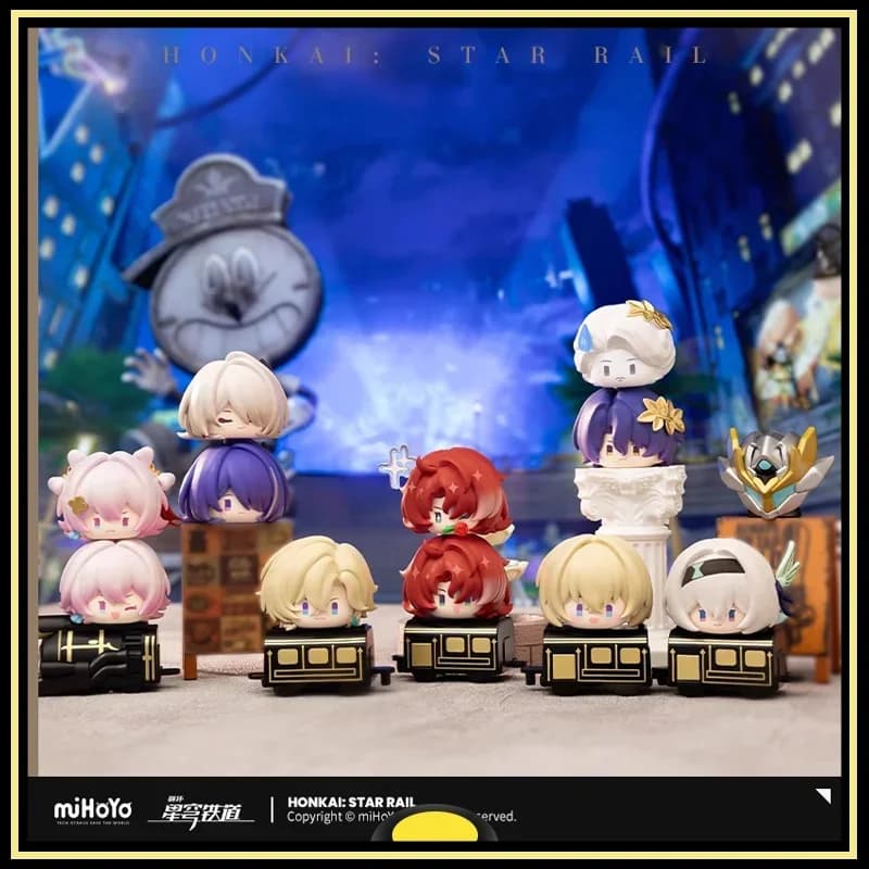 Honkai Star Rail Action Figures Giocattoli impilabili 7 marzo Avventurina Firefly Dr. Rapporto Argenti Modello q-versione Figure Originali