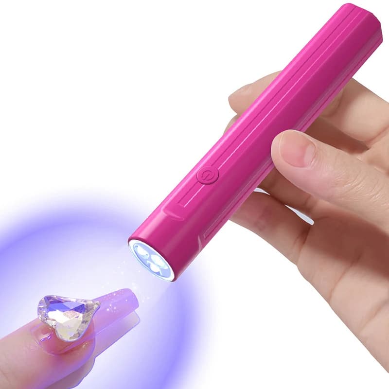 Luce Uv portatile per asciugatrice per unghie in Gel lampada Uv a Led lampada per asciugatura smalto per unghie torcia portatile lampada a Led strumenti per posta