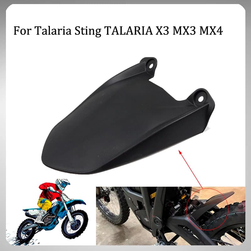 Motorcycle Splash-Proof Mud Rear Wheel Fender For TALARIA Talaria Sting X3 MX3 MX4 Electric Bike Refit Parts Plastic Mudguard
