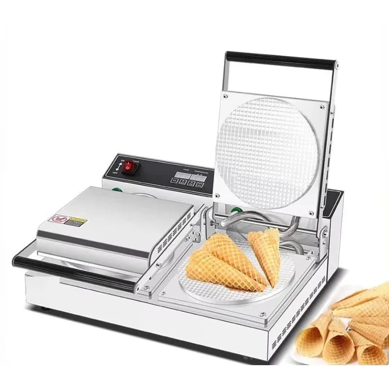 Macchina per snack commerciale Bubble Waffle Egg Roll Mold Ice Cream Cone Maker Macchina per torte multifunzionale