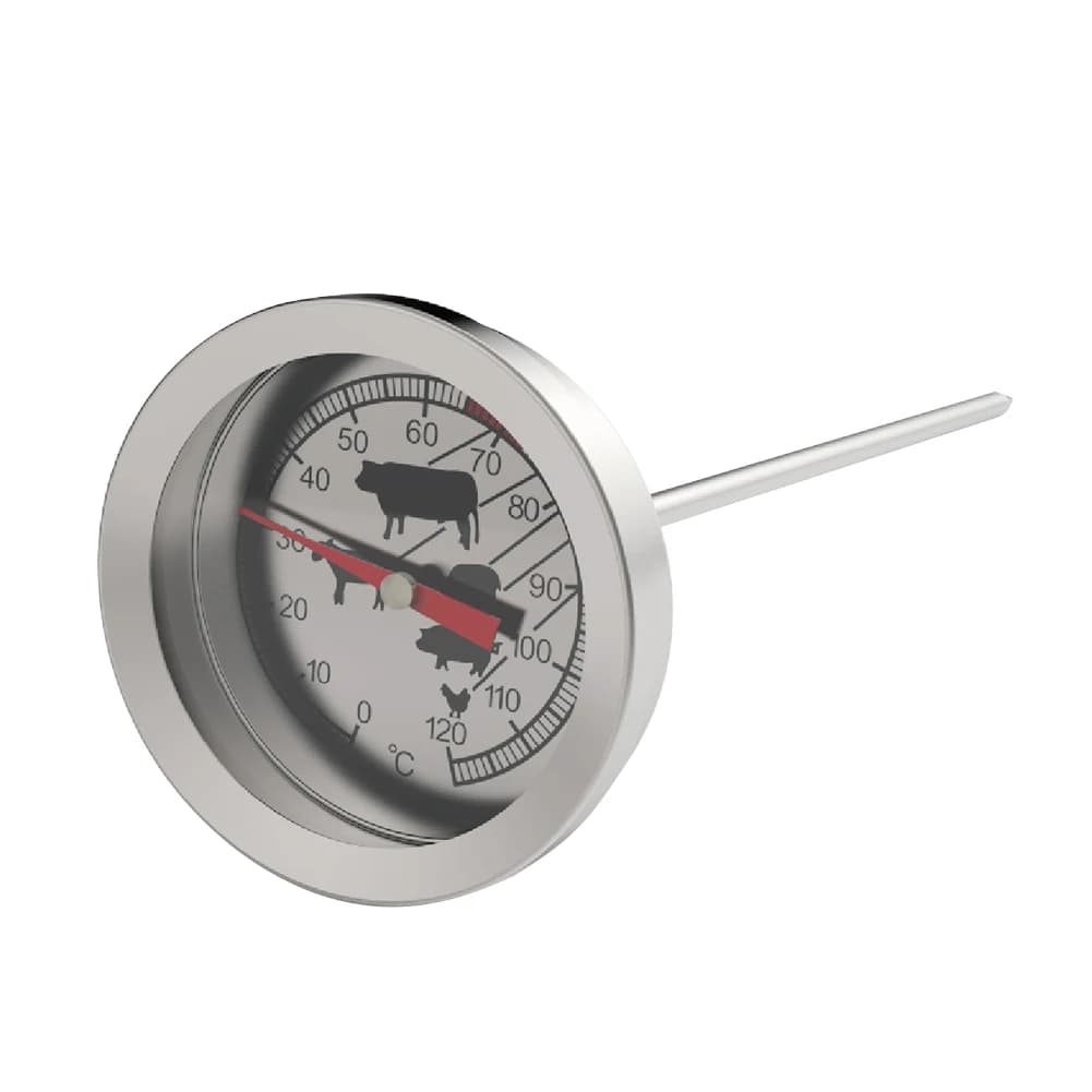 Termometro Istantaneo per Carne con Sonda da 4 Pollici, Termometro per Frittura Profonda, Ideale per Tacchino, BBQ e Griglia