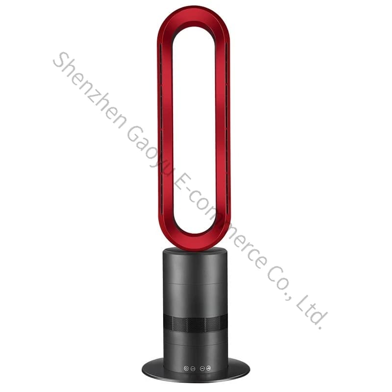Riscaldatore Elettrico Domestico Verticale Senza Pale, Ventilatore Elettrico da Pavimento con Funzione di Riscaldamento e Raffreddamento