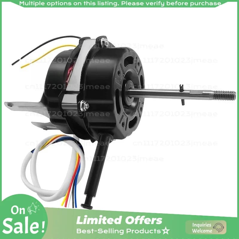 16 Inch 400mm 5-Wire 3-Speed Wall Fan Motor with Remote Control Pure Copper Dual Ball Bearing Electric Fan Replacement Motor