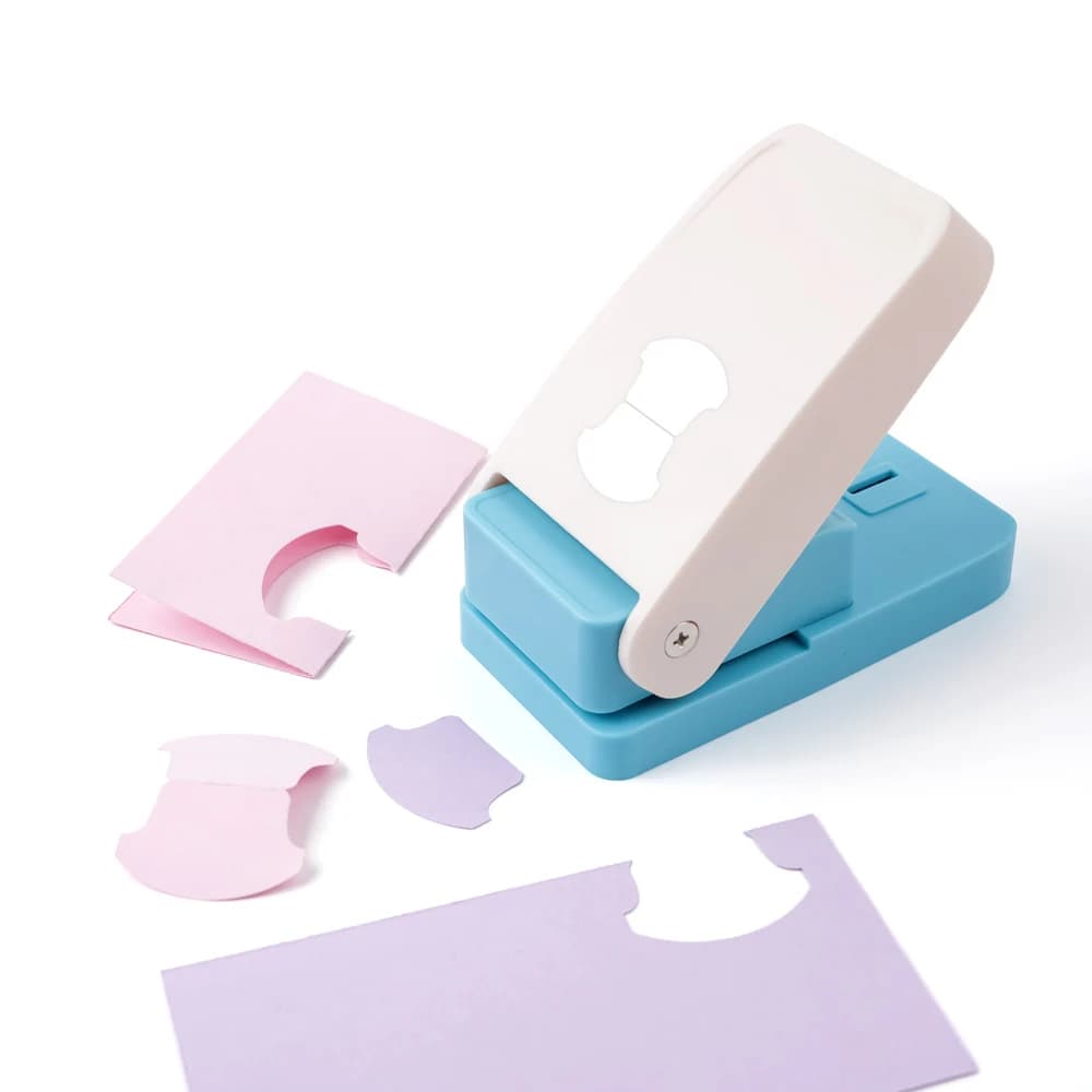 Whale-Tail Tab Punch/Rounded Tab Shaped Punch for Creating Custom Tabs Notebook Planner Dividers DIY Scrapbooking Label Tool