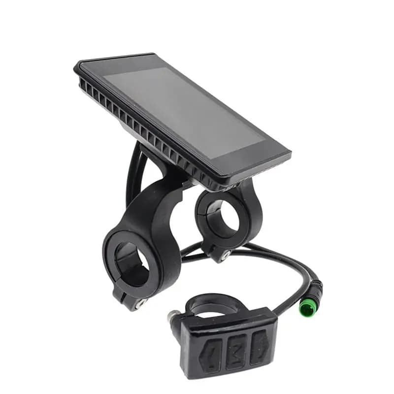 Electric Bike Display Meter 24V 36V 48V E Scooter LCD Panel With USB Electric Bicycle Scooters Part 5 Pin Waterproof
