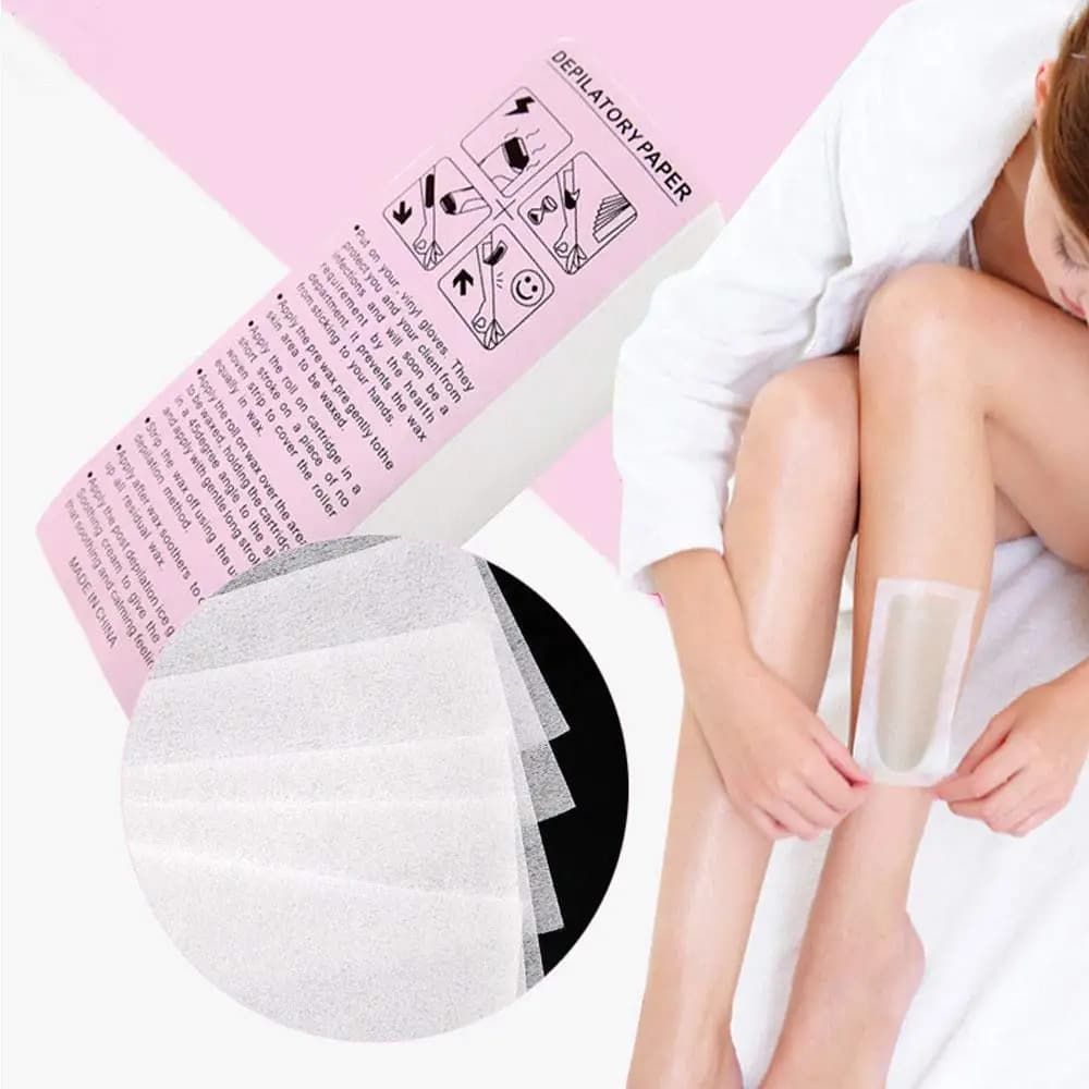 Wax Papers High Quality Non-woven Fabric Hair Removal Waxing Strips Depilatory Tool For Leg Hairs Removal 20PCS/50PCS/100PCS
