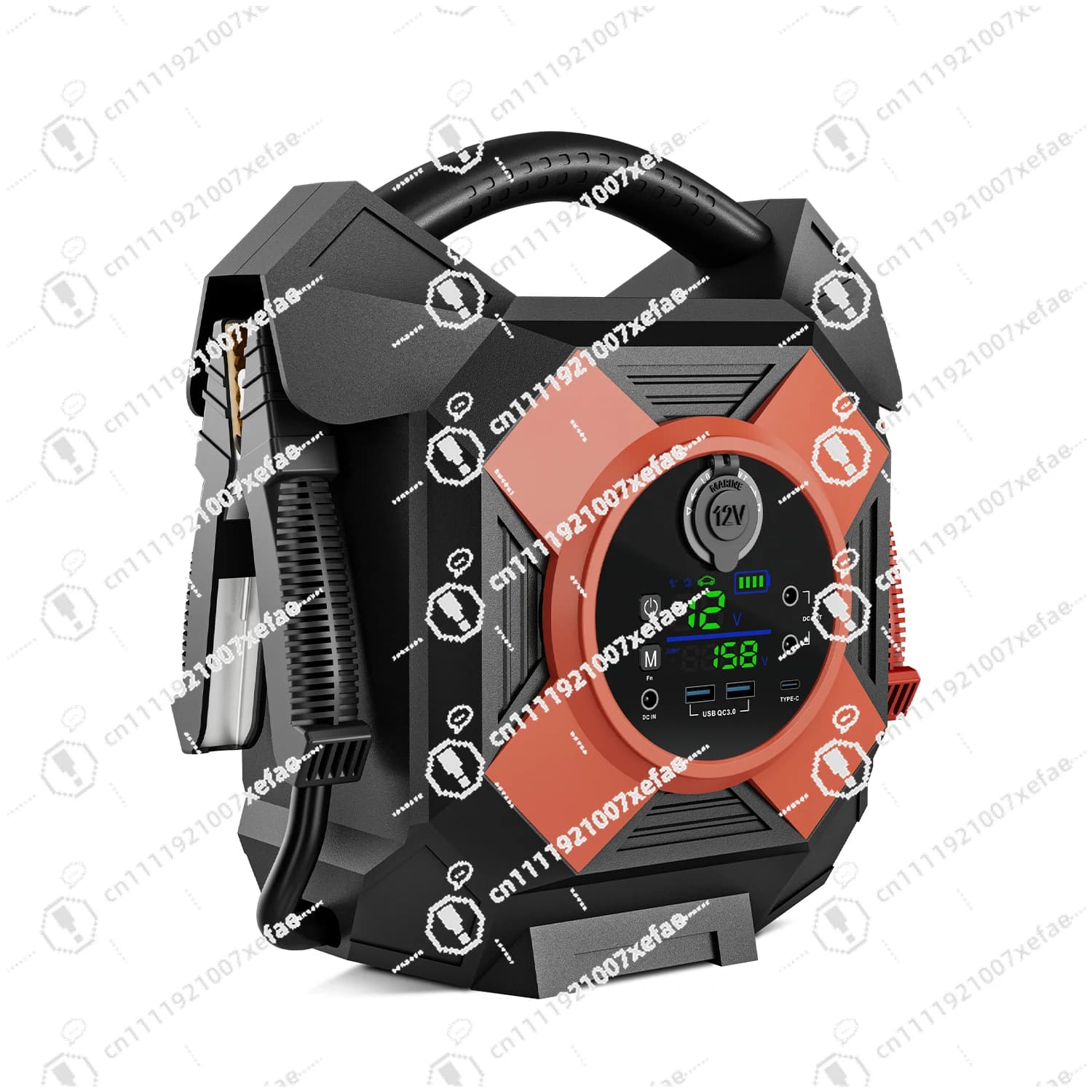 Avviatore di Emergenza con Batteria da 64000 mAh, Potenza di Picco 30000A, Tipo C