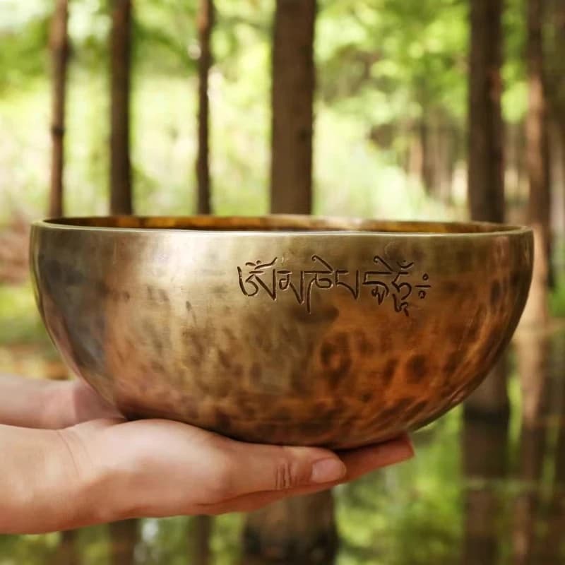 Nepal Full Moon Singing Bowl Meditation Yoga Sound Bowl Buddha Sound Healing Singing Bowls Handmade Percussion Instruments
