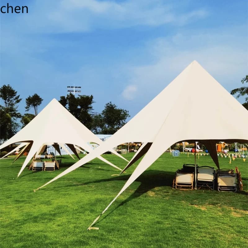 ZML tenda da campeggio a baldacchino oversize Wanzhong Sanfeng campeggio per barbecue con protezione dalla pioggia e dal sole