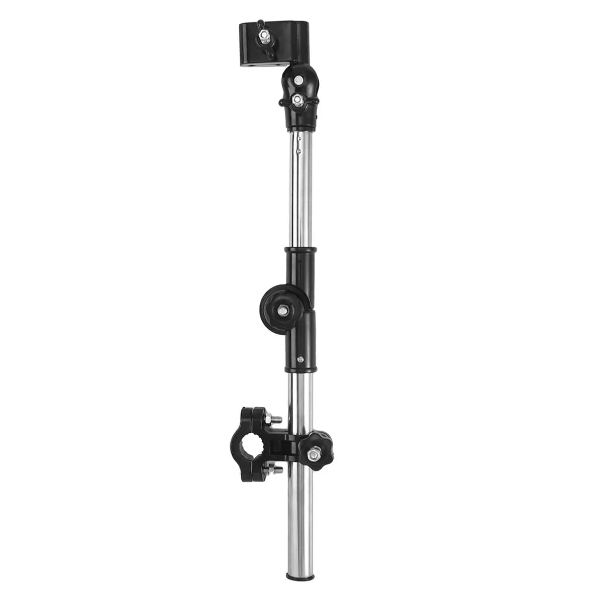 Supporto Regolabile a 360 Gradi per Ombrello, per Sedia a Rotelle, Passeggino, Scooter, Deambulatore, Sdraio, Facile da Installare, Protezione da Pioggia e Sole