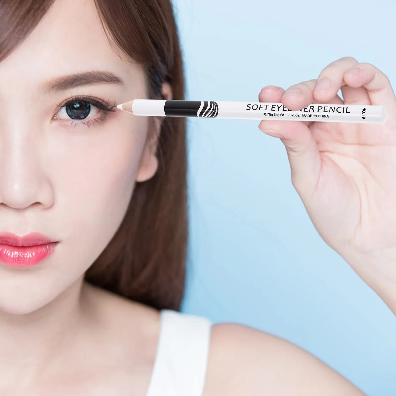 10Pcs Eyeliner Pencil Highlight Soft Touch Eye Makeup Accessory Portable Makeup Eyeliners Set Woman Eye Drawing Pencils