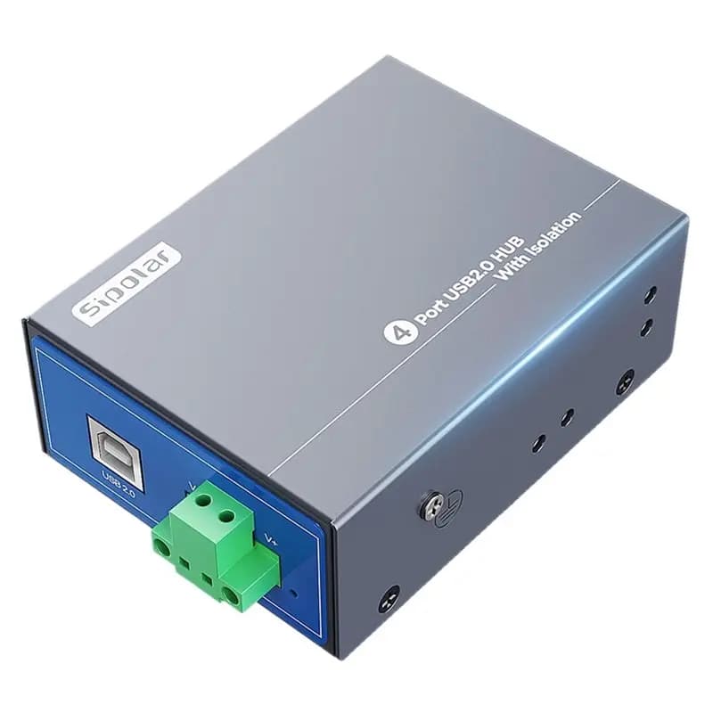Hub Protettivo USB Sipolar con Protezione da Sovratensioni e Design Antistatico, Hub Protettivo Isolato 480M