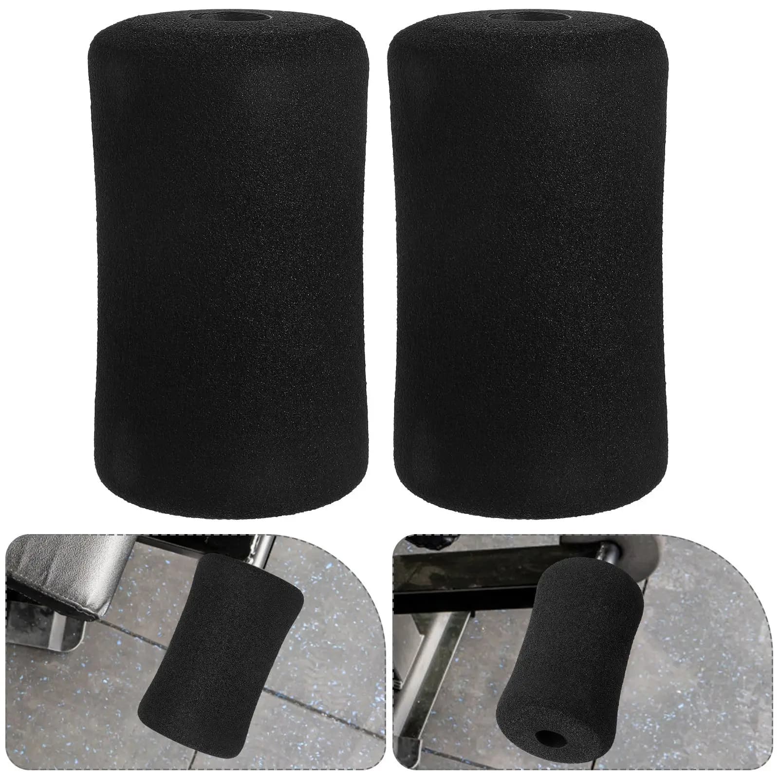 4 pieces of training sleeves foam bearings for rotating feet spare foam bearings for gym exercises for weight bench gym machines for leg extension