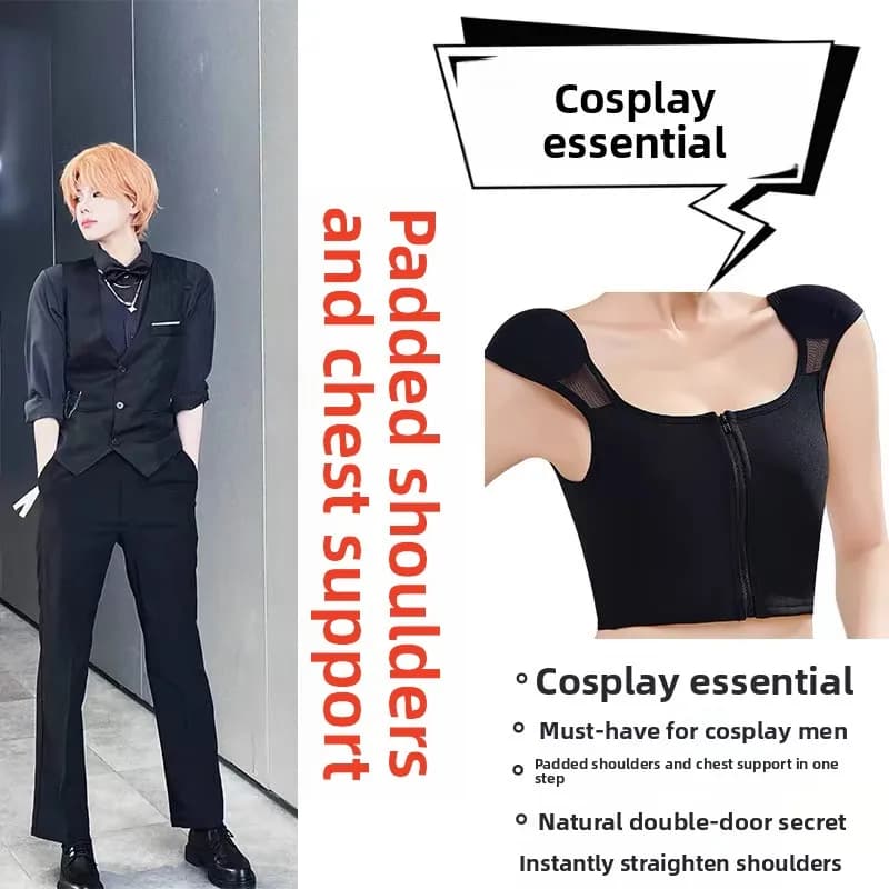 Speciale gilet per legare il petto cosplay con oliere Avvolgere la benda toracica ex Transg Masquerade Par Acory