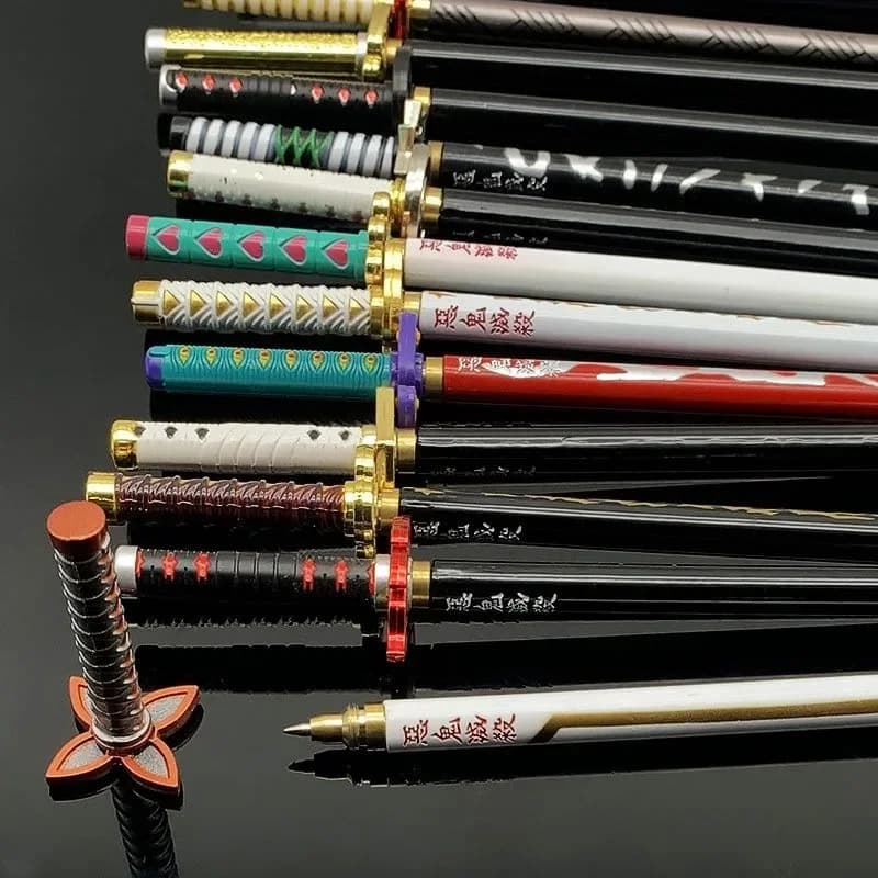 20cm Anime Peripheral Neutral Pen/my Wife/Zenyi/moth/butterfly Blade Day Wheel Knife Stationery Signature Pen