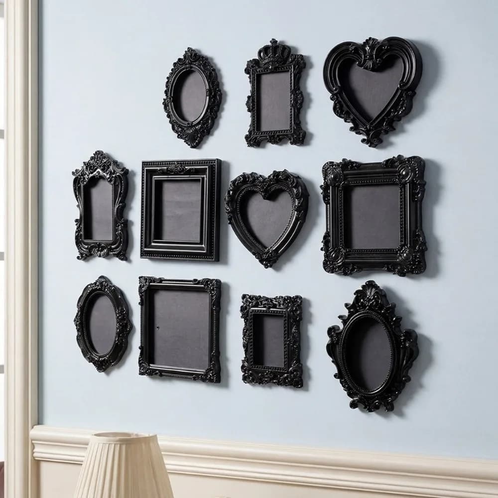 Hanging Mini Photo Frames Resin Wall Space DIY Vintage Picture Frame Photographic Props Creative Wedding Photo Display Frames