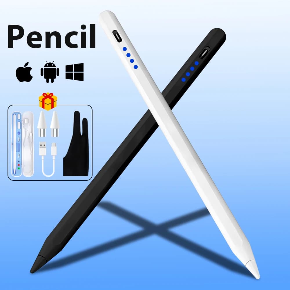 Stilo universale per tutti i dispositivi touch screen capacitivo Stilo tablet assorbente magnetico Standby lungo Apple Pencil Matita per iPad