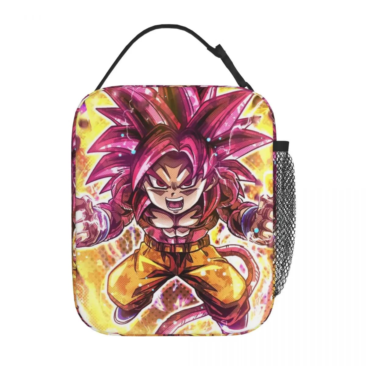 DBZ DAIMA Insulated Lunch Bags Large Super Saiyan Meal Container Cooler Bag Tote Lunch Box School Travel Food Storage Bags