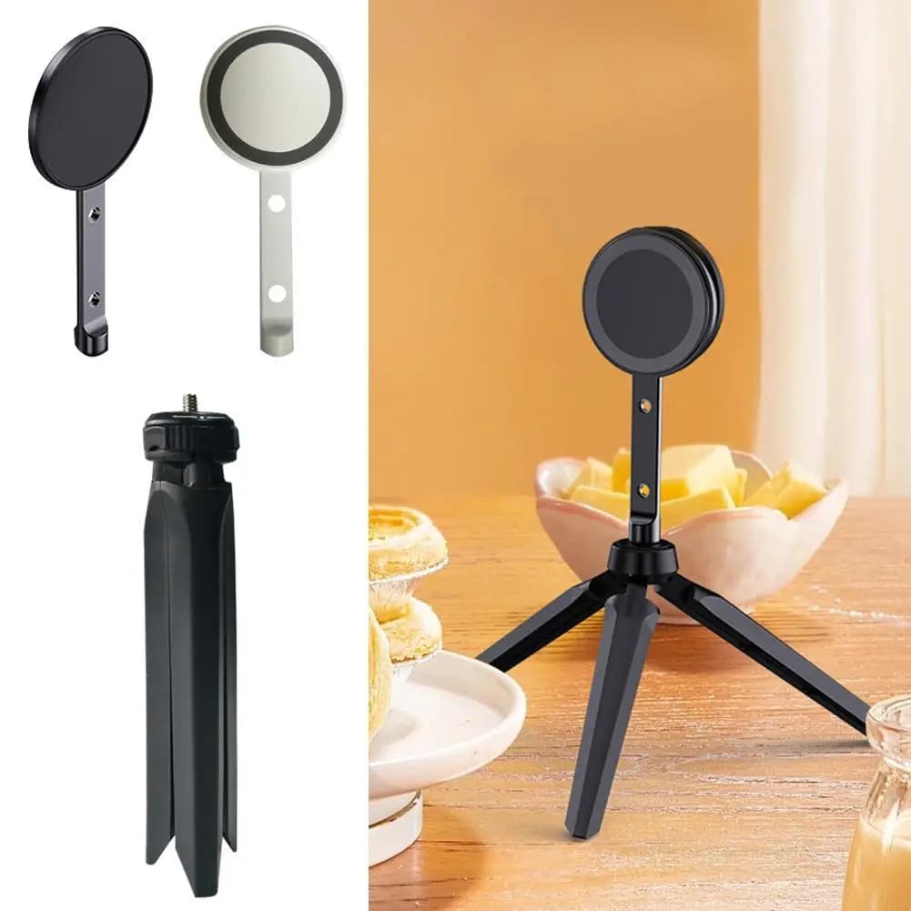 Supporto per telefono con treppiede per selfie stick con estensione magnetica per supporto per treppiede con magnete per interfaccia 1/4 Supporto per treppiede per telefono cellulare per Magsafe