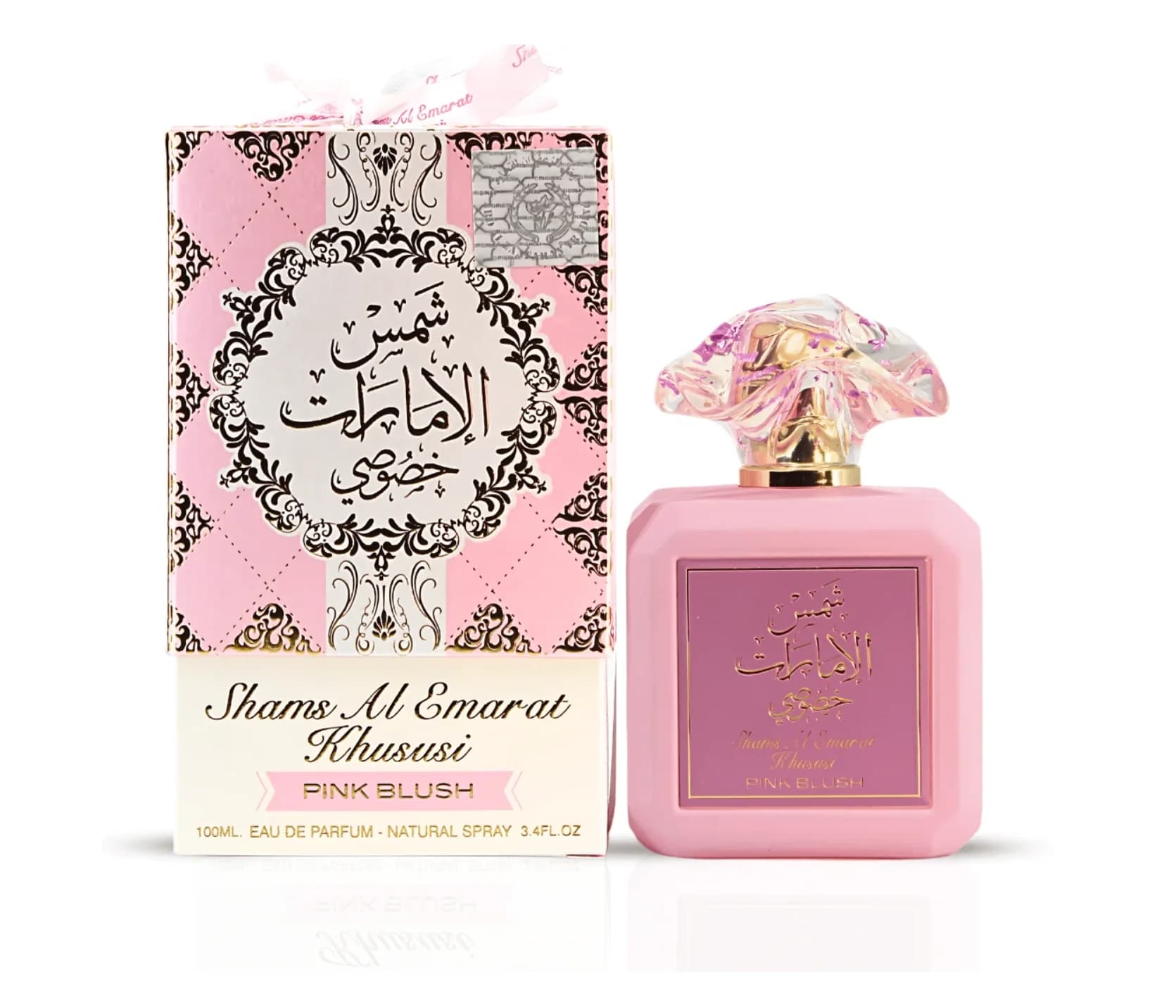 Ard Al Zaafaran Pink Blush Shams Al Emarat Khususi 100 ml 3,4 once è un profumo arabo dolce e romantico progettato per le donne