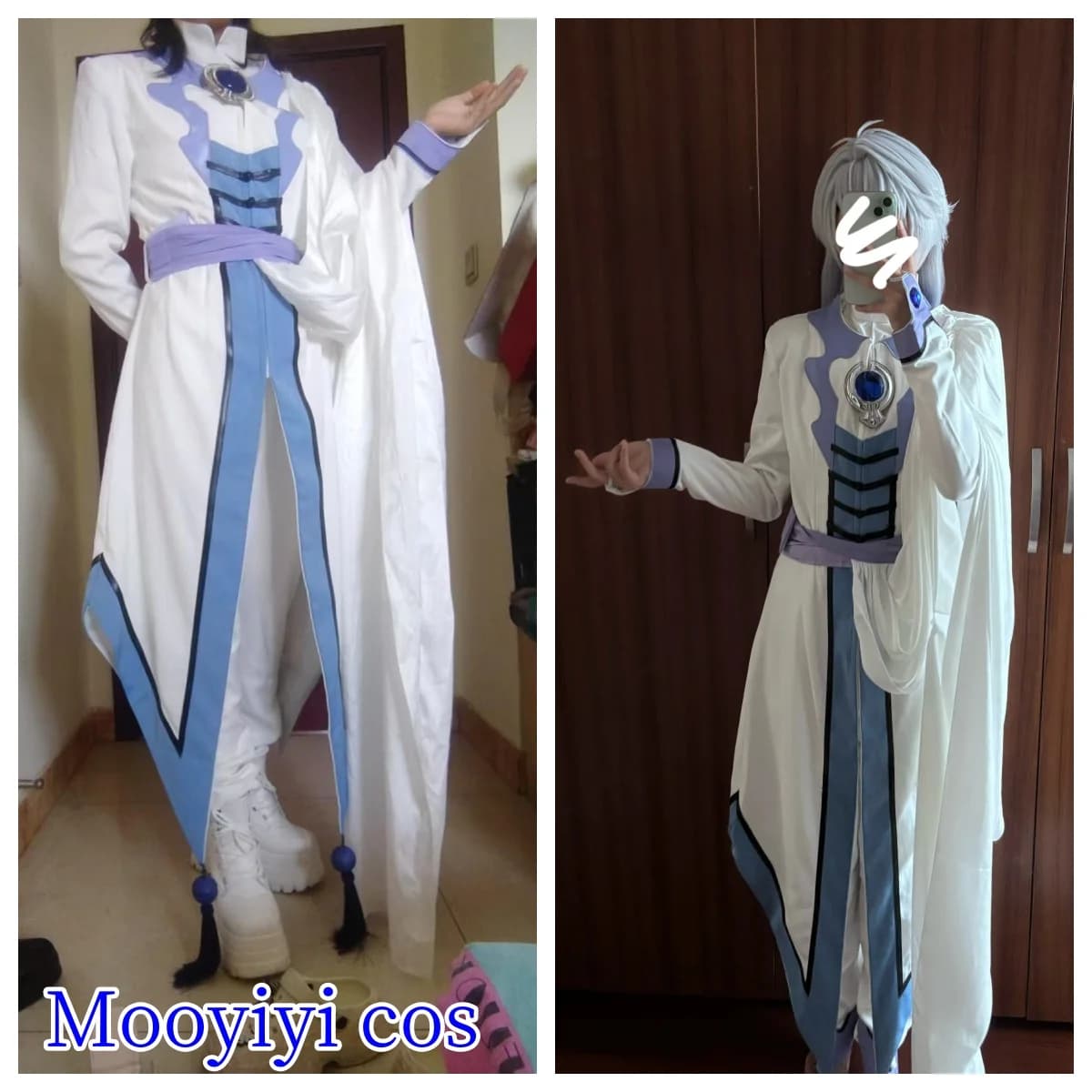 Nuovo IN MAGAZZINO Card Captorr Sakuraa Clearr Card Yue Costume Cosplay Halloween Natale Comic Abbigliamento bello Maschio S-XXL