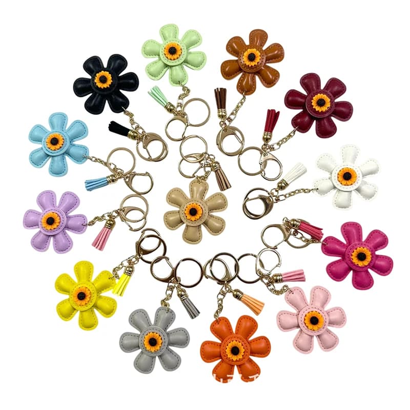 Women's Fashion Creative Leather Braided String Bag Keychain, Fashionable Backpack Ornaments, Handmade Jewelry