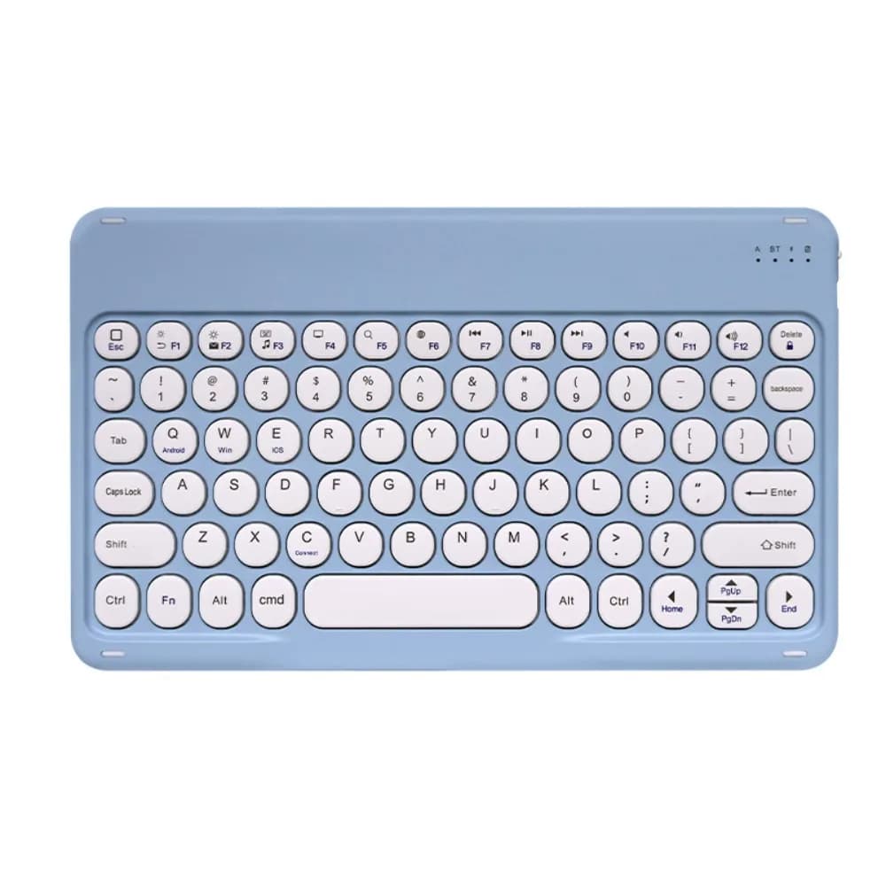 Fashion 10 Inch Bluetooth Keyboard Ultra Thin Mini Wireless Keyboard Lightweight Rechargeable Portable Keyboard Notebook