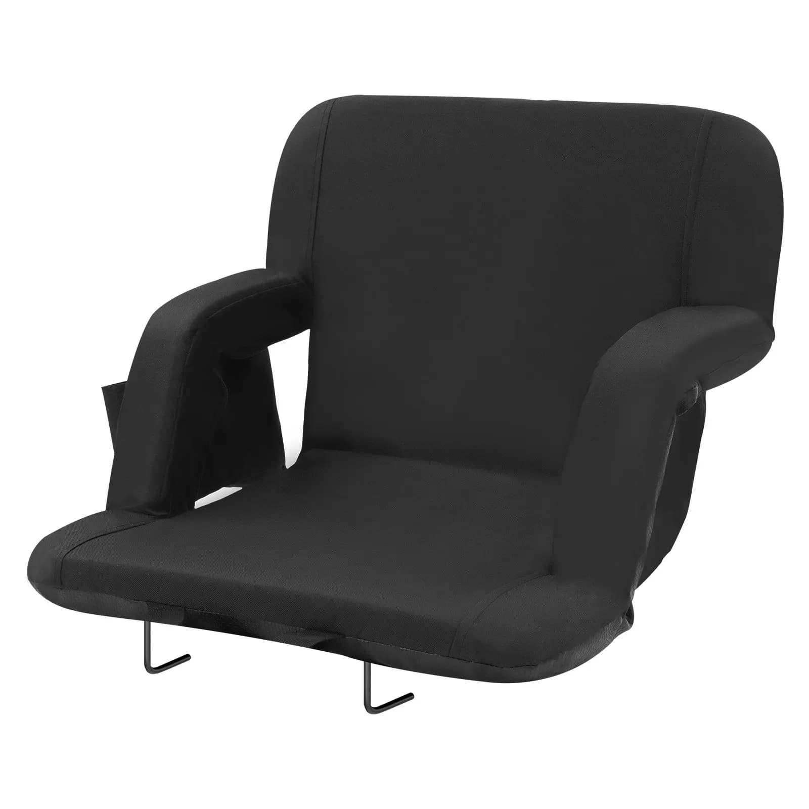 Stage Seat with Back Support, Backrest Largo for Gradinate, Foldable Stadium Chair with Padded Bearing, Reclining Chairs
