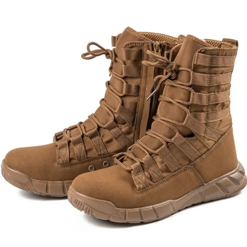 Stivali da combattimento leggeri Stivali tattici Uomo Escursionismo all'aperto Scarpe da deserto Comfort traspirante Scarpe alla caviglia da uomo nella giungla