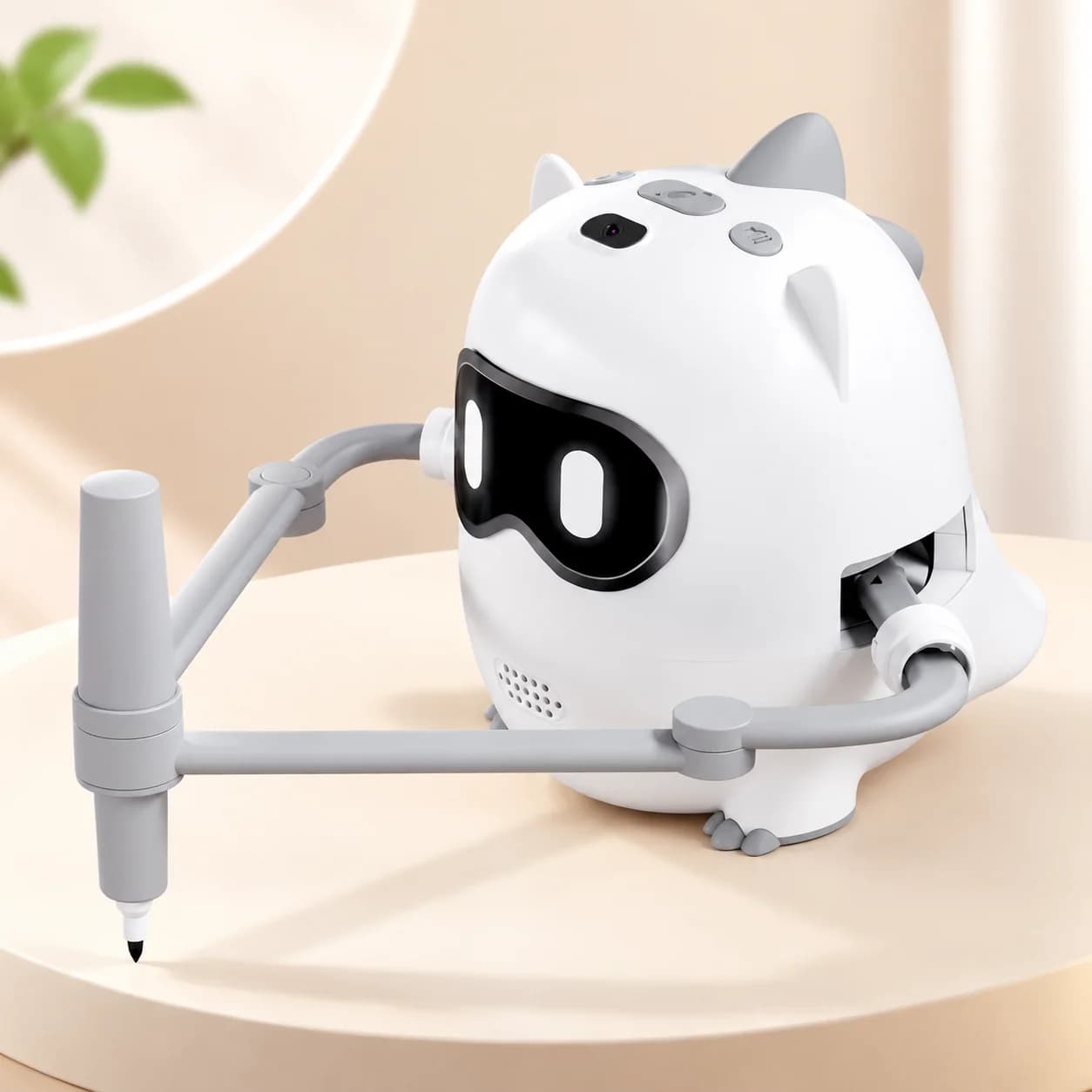 Intelligent Sketch Robot For Kids Rechargeable Drawing Toy AI Educational Machine Automatic Scan Learning With Card Set