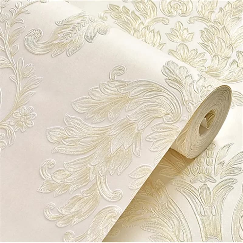 Carta da parati in stile europeo autoadesiva addensata retrò grande fiore di lusso decorazioni per la casa camera da letto soggiorno sfondo per la casa vita