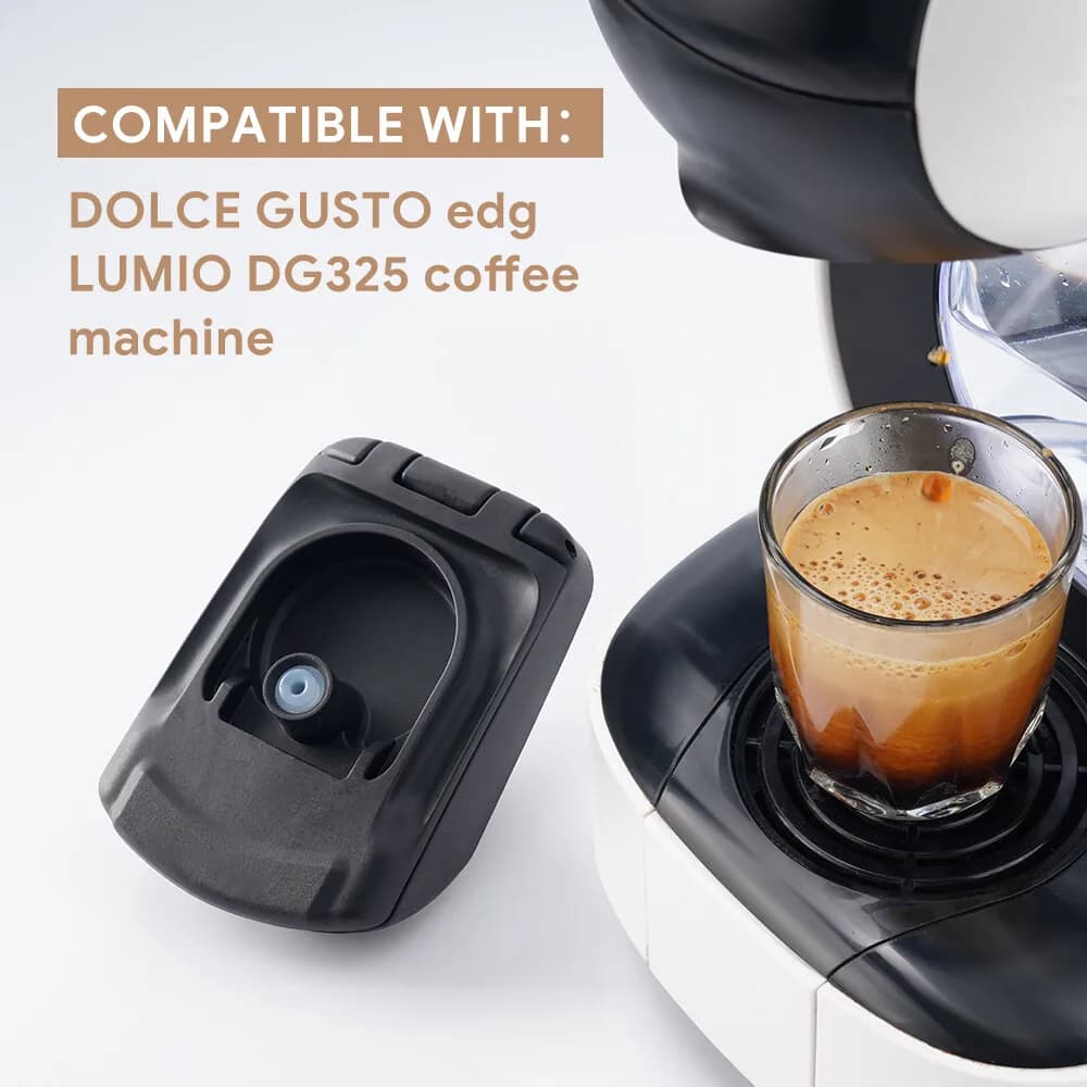 Dolce Gusto Coffee Capsule Replacement Original Holder Adapter Compatible with Edg Lumio DG325 Coffee Machine