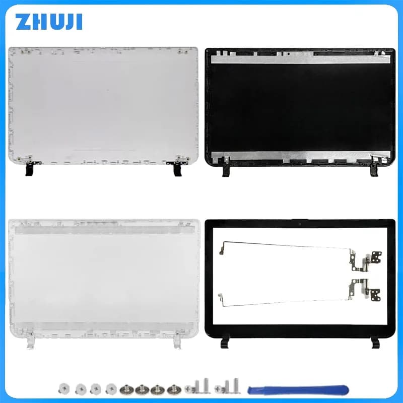 Sostituisci la copertura per Satellite L50 L55 L50-B L55-B S55T-B S55-B Custodia posteriore LCD Cornice frontale LCD Cerniere No Touch
