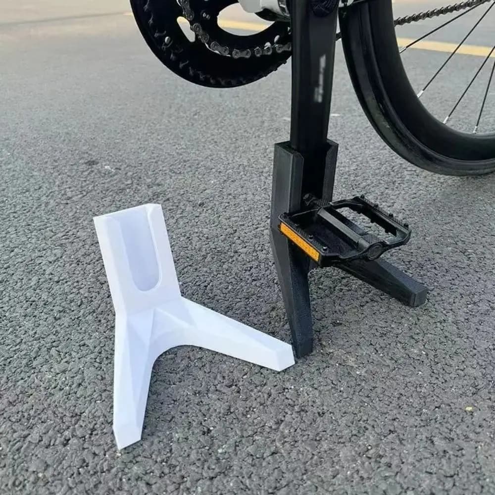 Nuovo supporto per bici stabile Supporto per ruota leggero Portapacchi posteriore per bicicletta Cavalletto per bici